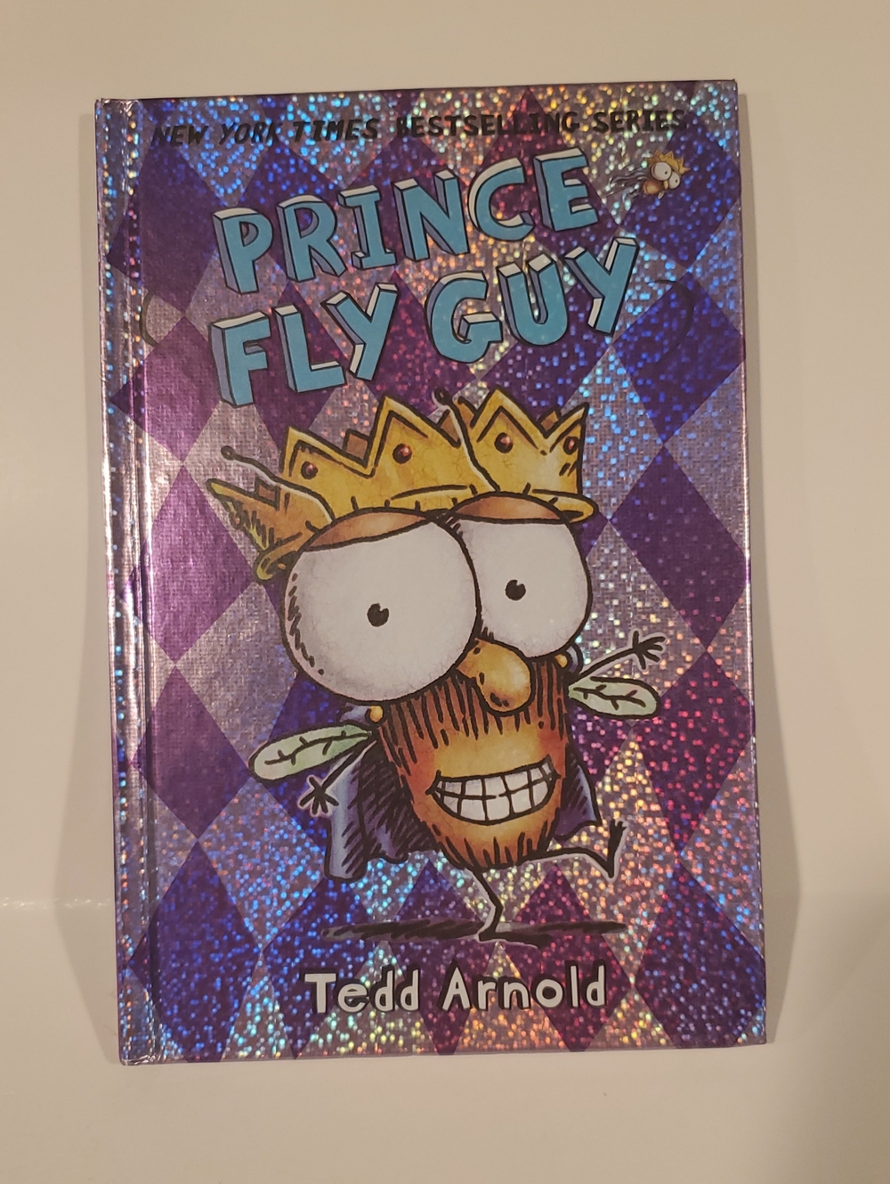 Scholastic Purple Holographic Prince Fly Guy Hardcover Preowned